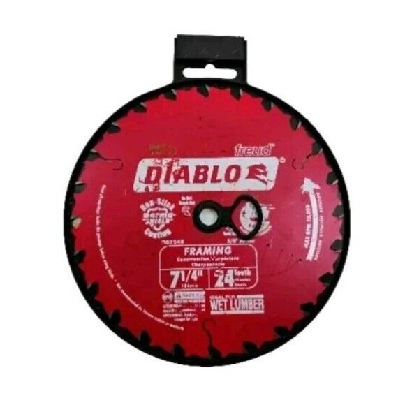 Diablo 7-1/4in. x 24-Teeth Tracking Point Framing Saw Blade for Wood - Picture 1 of 13